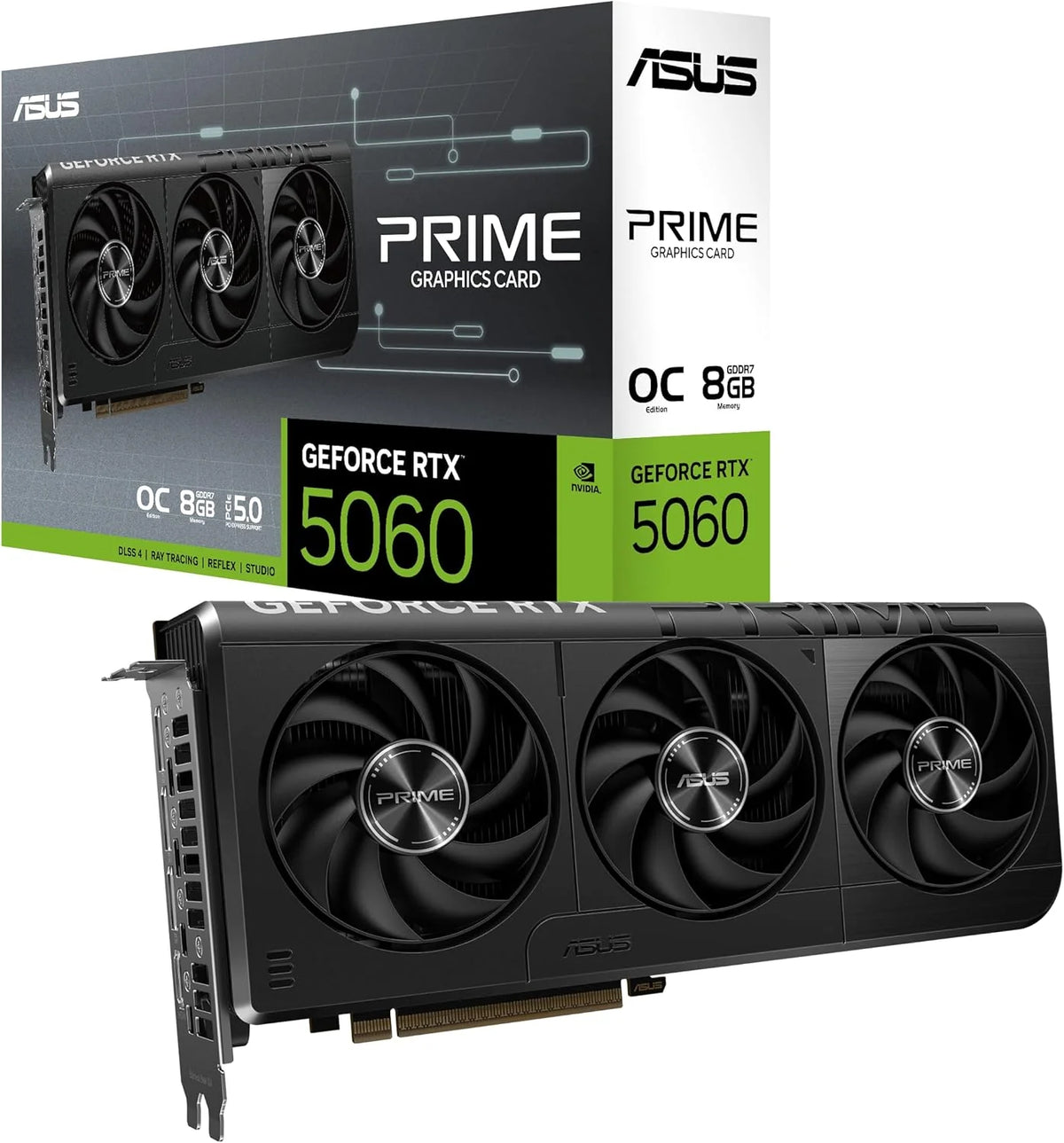 Asus Vga 8Gb Rtx5060 Prime-O8G-Gaming 3Xdp/1Xhdmi Prime-Rtx5060-O8G
