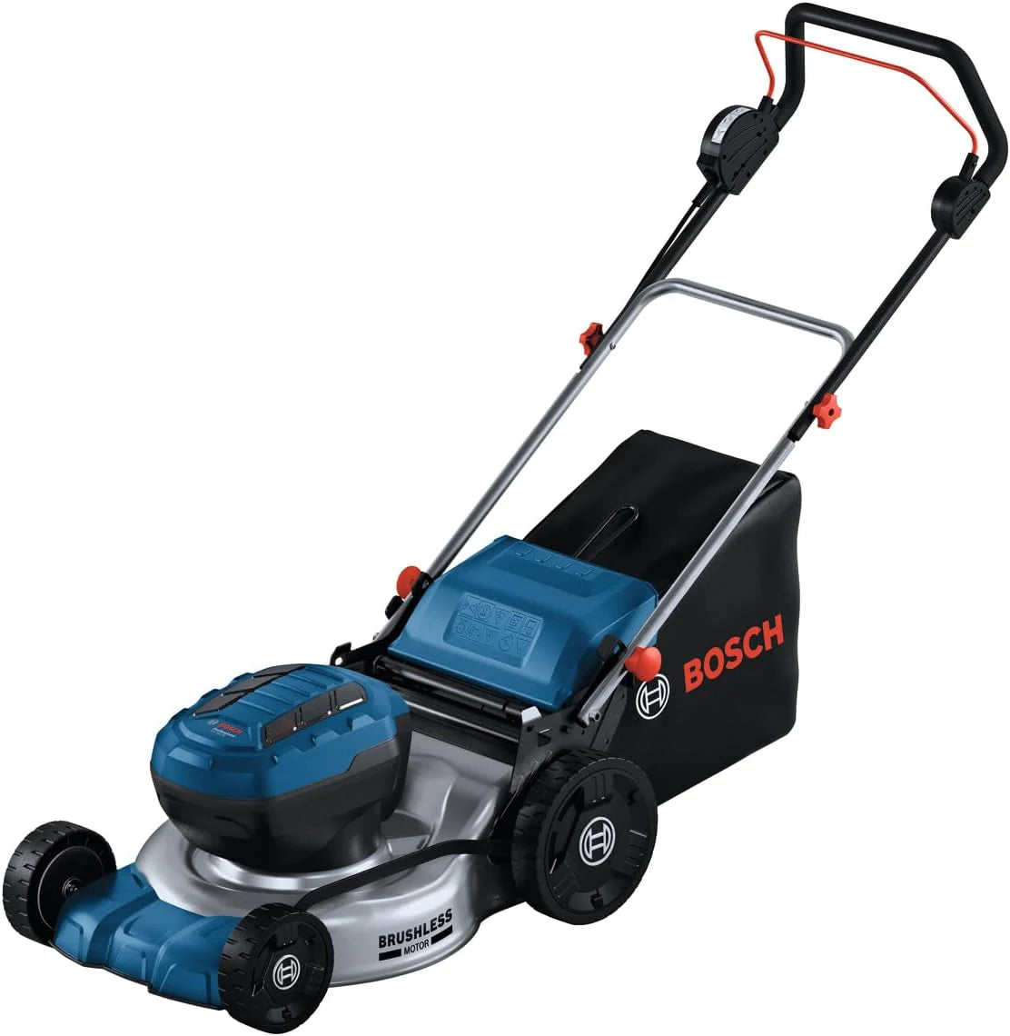 System Profesjonalny 18 V Firmy Bosch: Kosiarka Akum. Gra 18V2-46 (Szer. Cięcia: 46 Cm, 6-Stopniowa Regulacja Wys. Cięcia, Materiałowy Worek Na Trawę
