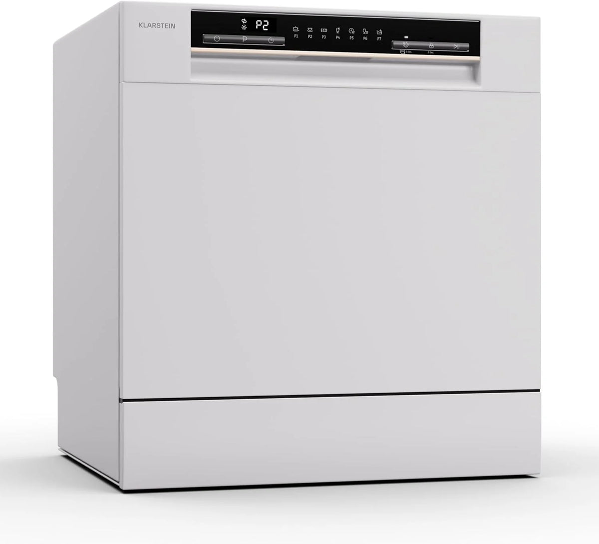 Klarstein Amazonia 6 Secret Zmywarka Do Zabudowy - Zmywarka, Zmywarka, Tylko 174 Kwh/Rok, 6 Programów, Wyświetlacz Led, Aquastop, Idealna Do Małych Ku