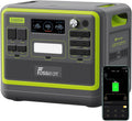 Fossibot Polska F1800 Przenośna Elektrownia 1024Wh Lifepo4 -Stacja Zasilania Vat 23%, 1200W Power Station 7 Portów，5-Letnia Gwarancja(Fossibot-E)