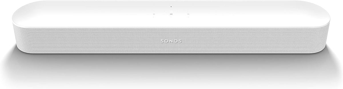 Beam Sonos (Gen 2) Kompaktowy Inteligentny Soundbar Do Telewizji, Muzyki I Innych Urządzeń (Czarny)(Biały)
