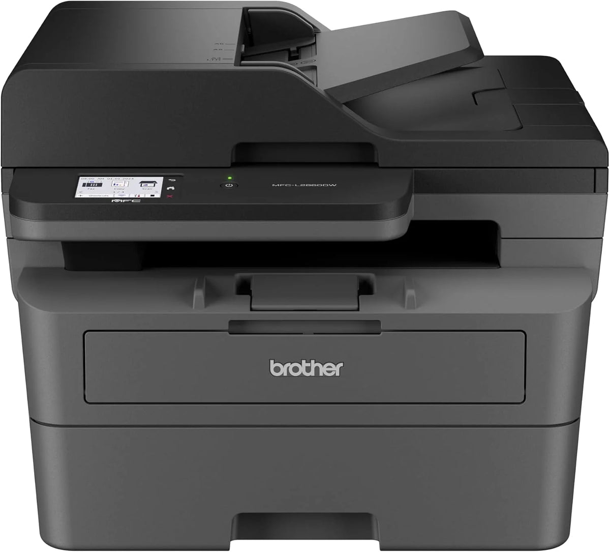 Brother Mfcl2827Dwxl, Monochromatyczna Laserowa Drukarka Wielofunkcyjna Wifi Z Faksem, Automatyczne Drukowanie Dwustronne I 50 Arkuszy Adf(Fax, Lan E