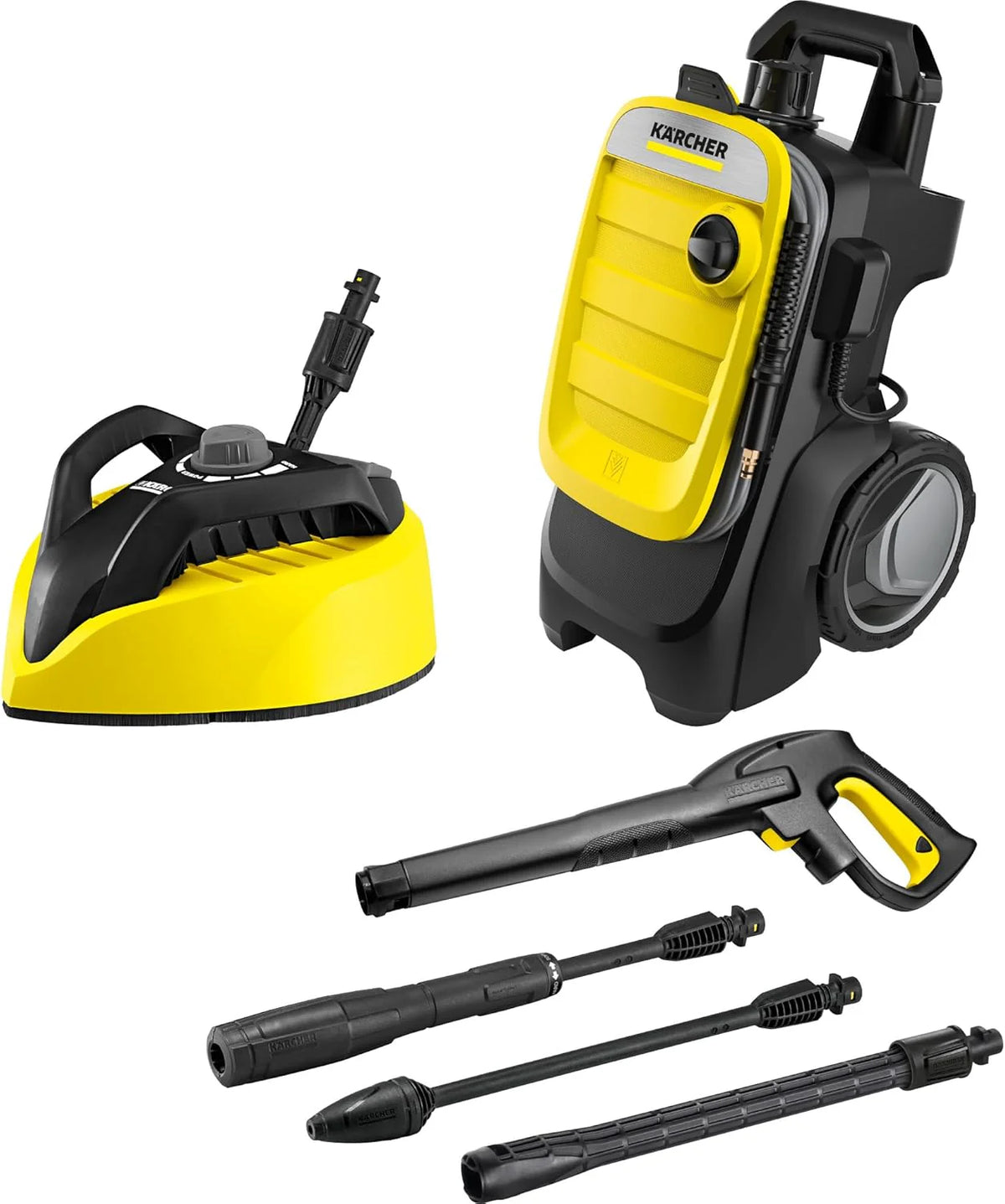 Kärcher Myjka Ciśnieniowa K 7 Premium Power Home, Ciśnienie 180 Bar, Wydajność 600 Lh, Moc 3000 W, Bęben Na Wąż, Pistolet, Dysza Rotacyjna(Z Myjką Tar