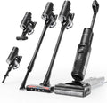 Tineco Floor One S7 Stretch Ultra Bezprzewodowy Odkurzacze Na Sucho I Mokro, Zapobiegająca Splątaniu 180°, Czas Pracy 50 Minut, Samooczyszczanie Flash