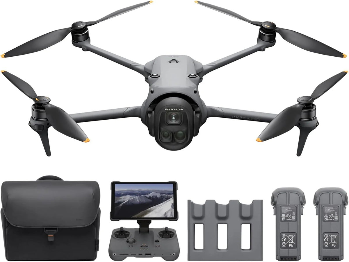 Dji Mavic 4 Pro 512 Gb Creator Combo Z Dji Rc Pro 2, Flagowy Dron Trójkamerowy Z Kamerą Hasselblad Cmos 100 Mp 4/3, Maksymalny Czas Lotu 51 Minut, Trz