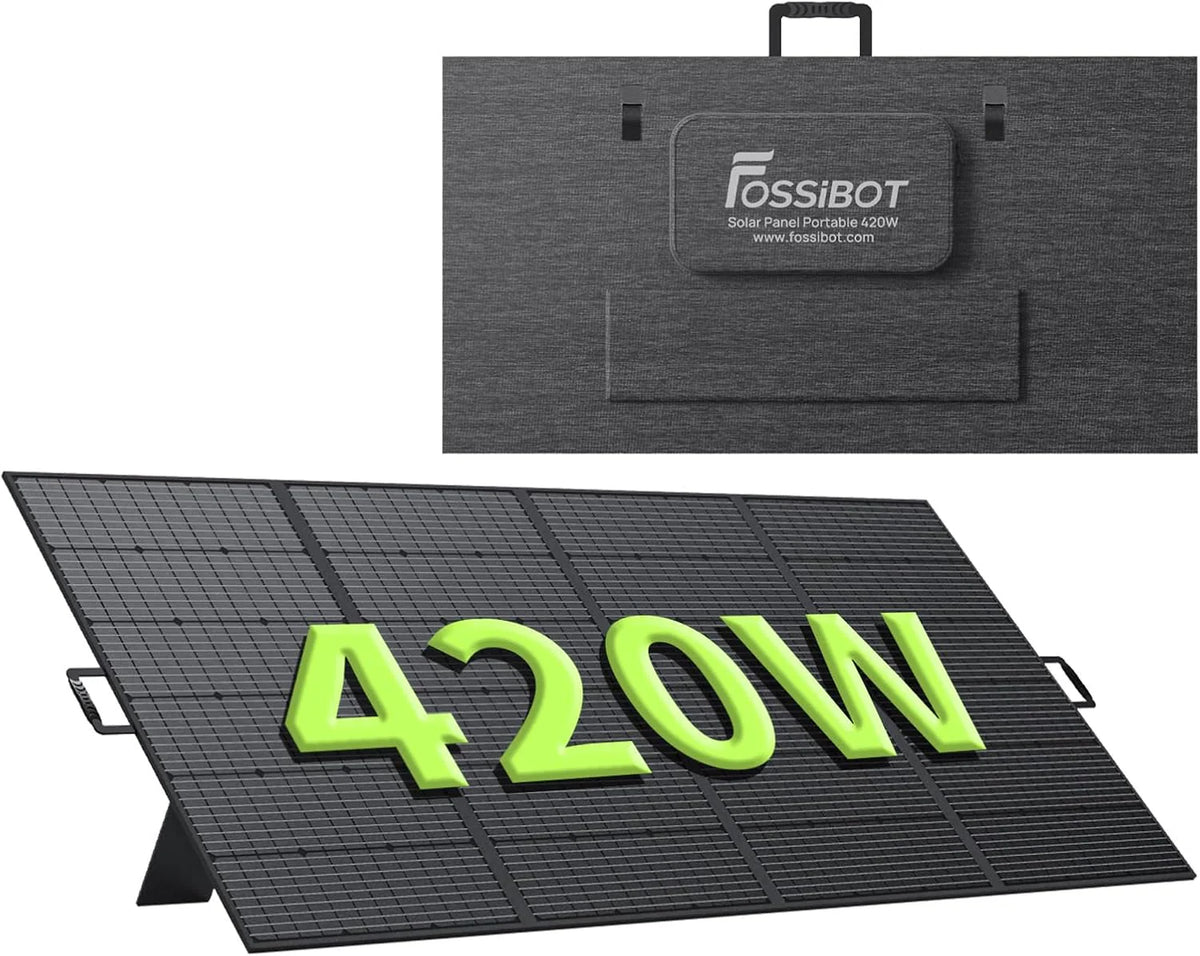 Fossibot - Pl Dystrybucja Sp420 420W Panel Solarny Mc4 Do Przenośnej Stacji Zasilania F2400 F3600