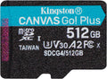Kingston Canvas Go Plus Karta Pamięci Microsdxc Gen4 200 Mb/S A2 U3 V30 1 Tb Pojedyncze Opakowanie Bez Karty Adp - Sdcg4/1Tbsp(Tylko Karta/512Gb)