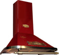 Kaiser Empire A 6315 Rotemeco Ekskluzywny Designerski Okap Kuchenny Retro 60 Cm Bordowy • Kominek Ścienny Klasa Energetyczna A • Okap Wyciągowy / Obie